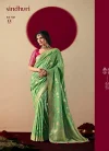 Green Colour Devika Silk By Kimora Pure Viscose Dola Silk Saree Sa-421